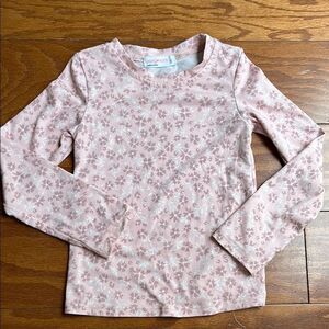 Kids Pink Floral Long Sleeve Top